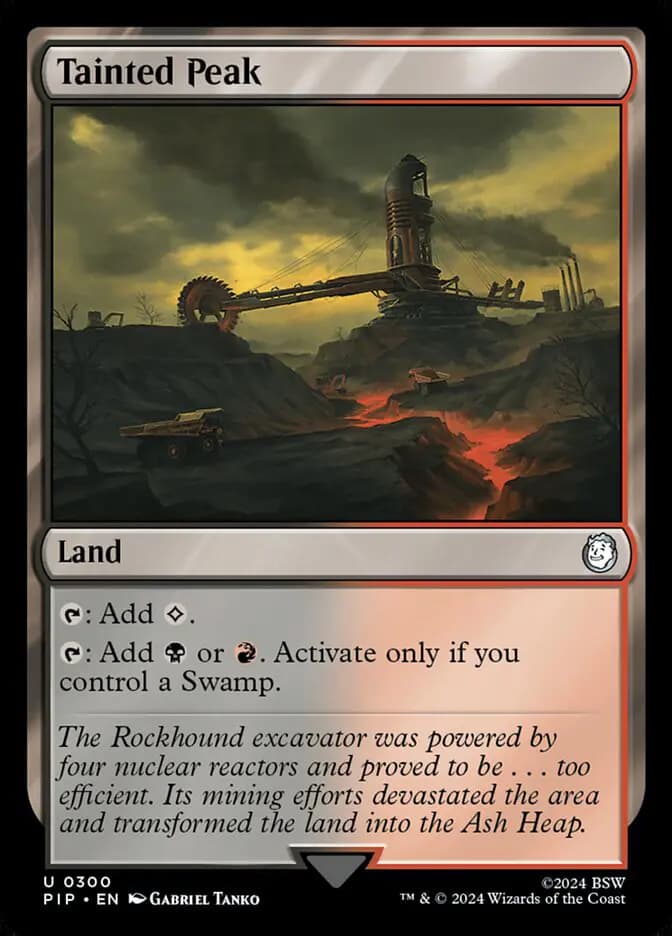 Card image of Tainted Peak