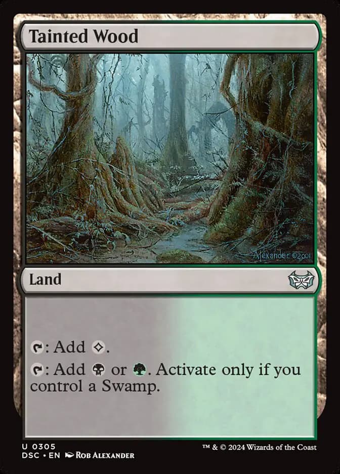 Card image of Tainted Wood