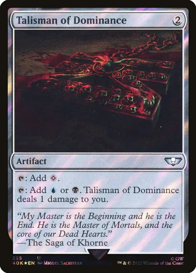 Card image of Talisman of Dominance