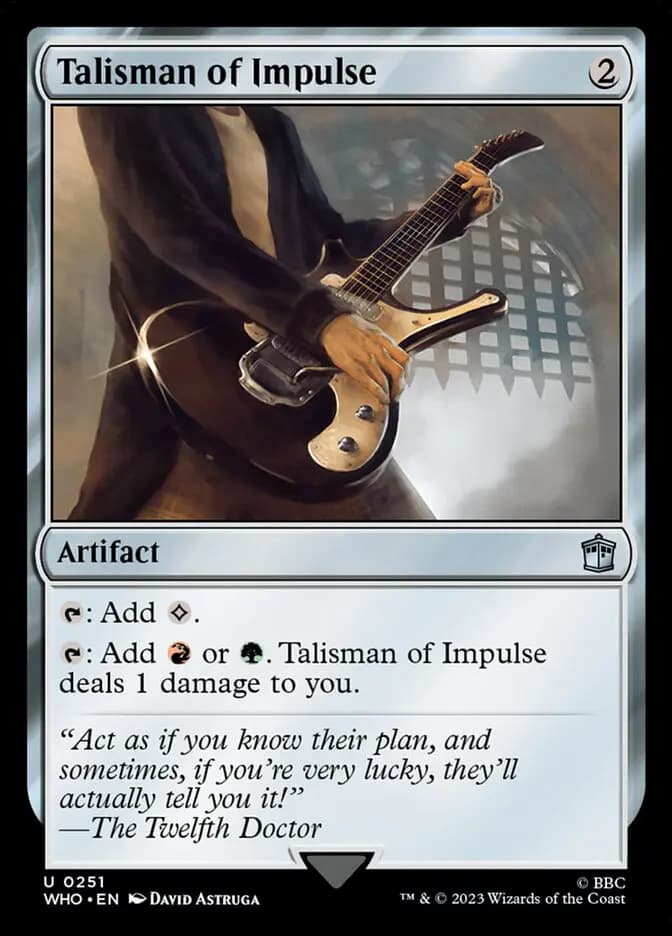 Card image of Talisman of Impulse