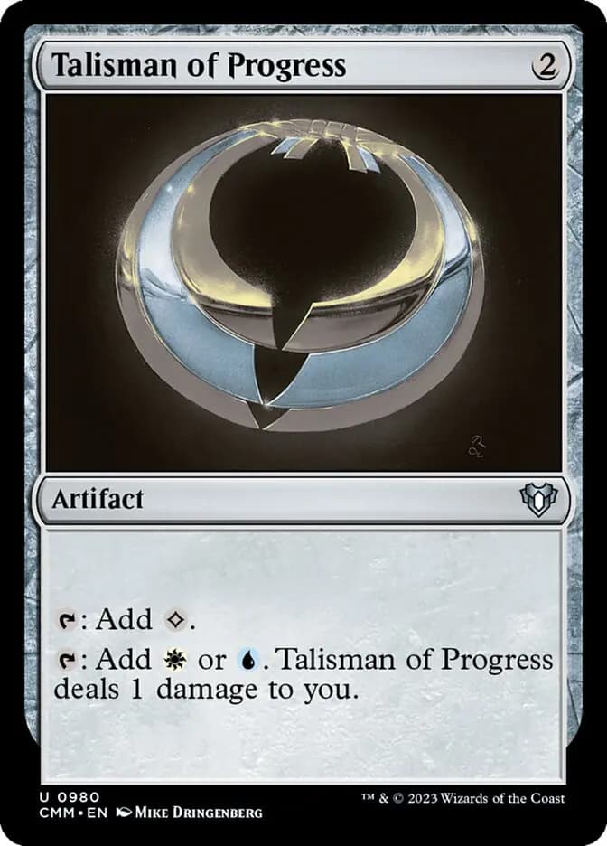 Card image of Talisman of Progress