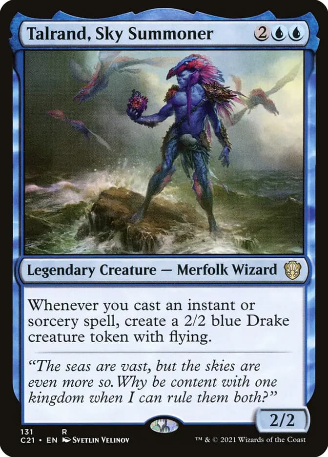 Card image of Talrand, Sky Summoner