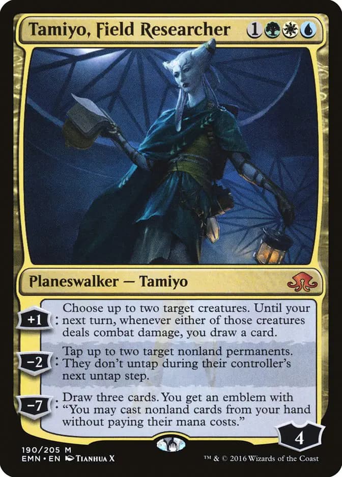 Card image of Tamiyo, Field Researcher