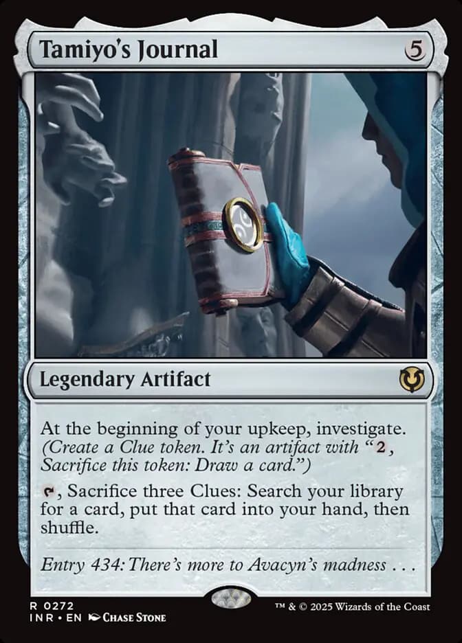Card image of Tamiyo's Journal