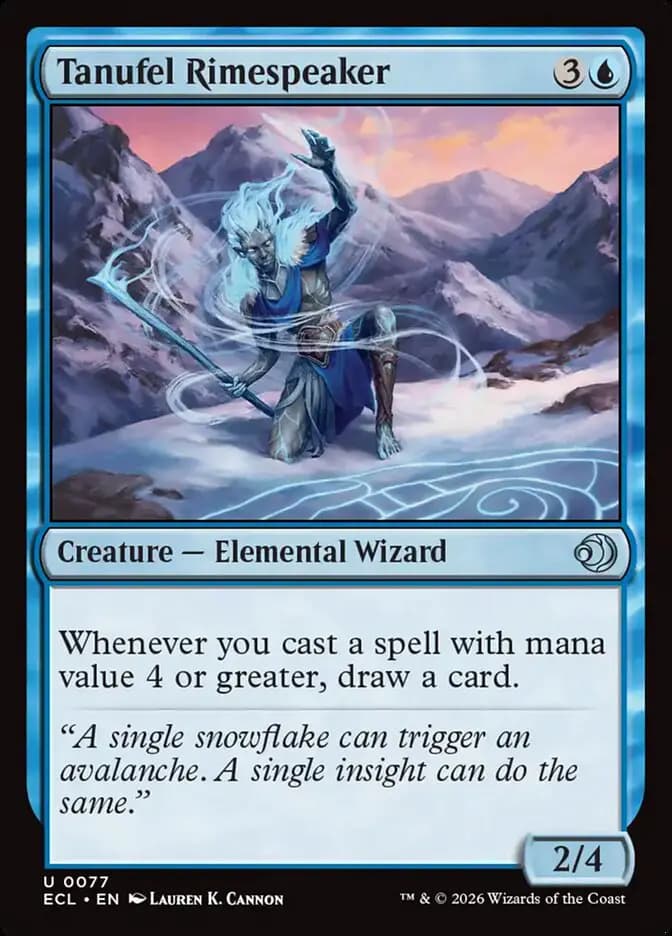 Card image of Tanufel Rimespeaker