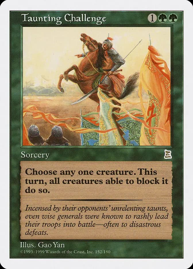 Card image of Taunting Challenge