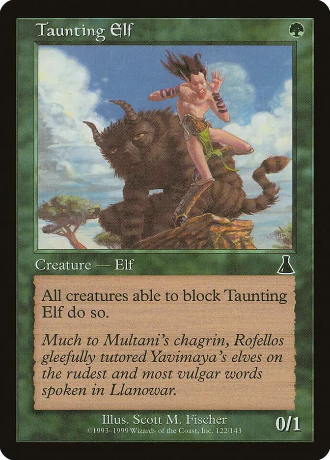 Card image of Taunting Elf