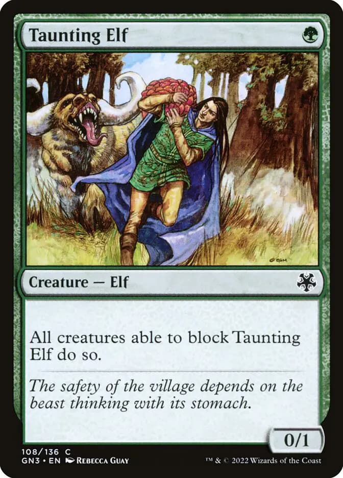 Card image of Taunting Elf