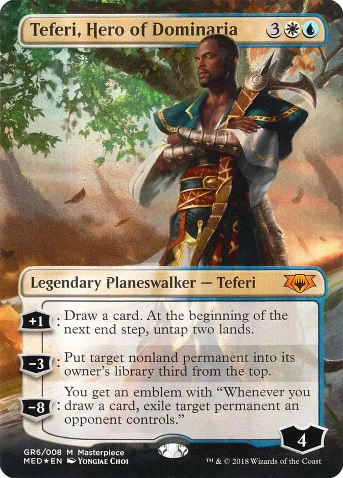 Card image of Teferi, Hero of Dominaria