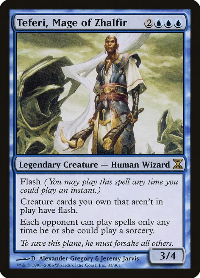 Card image of Teferi, Mage of Zhalfir