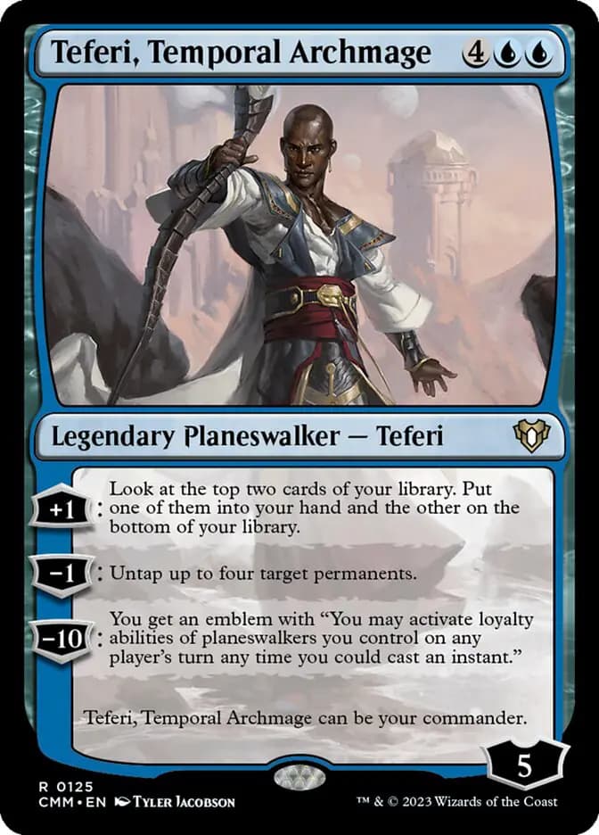 Card image of Teferi, Temporal Archmage