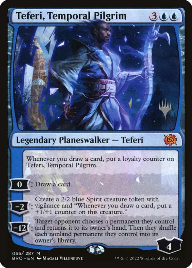 Card image of Teferi, Temporal Pilgrim