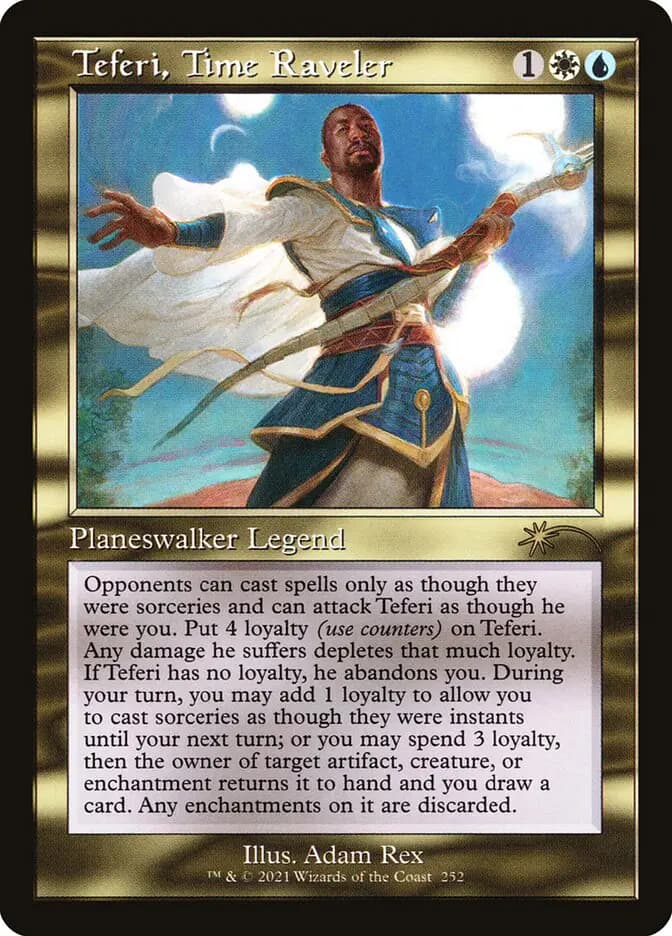 Card image of Teferi, Time Raveler