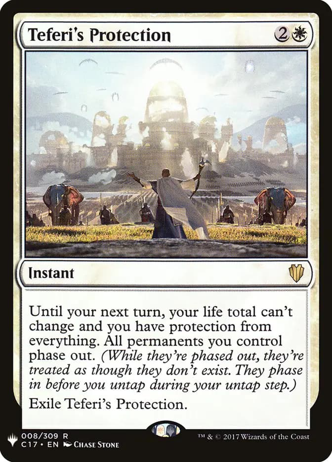Card image of Teferi's Protection