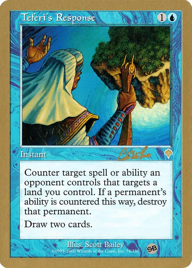Card image of Teferi's Response