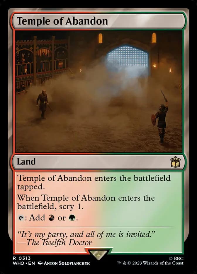 Card image of Temple of Abandon