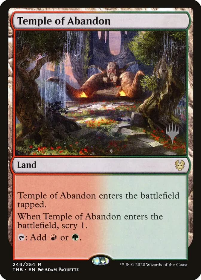 Card image of Temple of Abandon