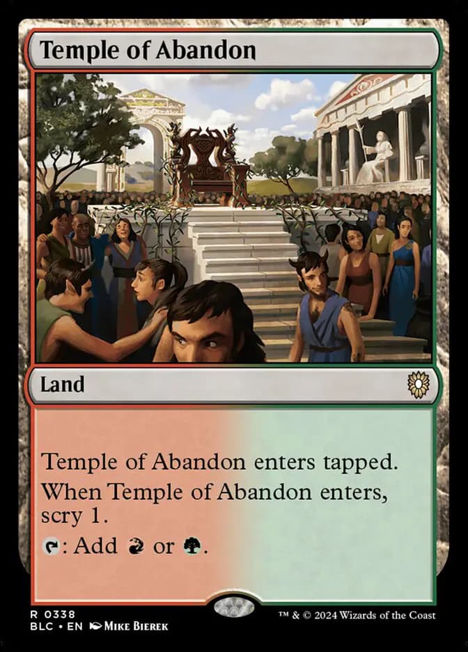 Card image of Temple of Abandon