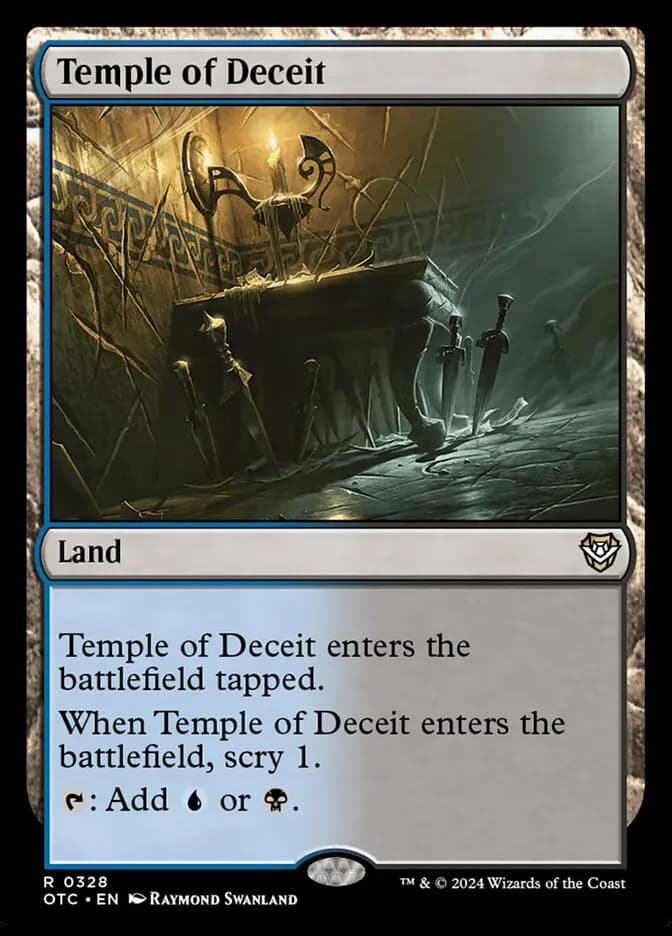 Card image of Temple of Deceit