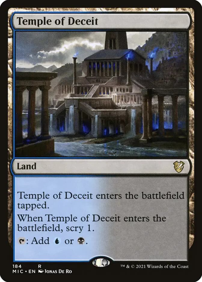 Card image of Temple of Deceit