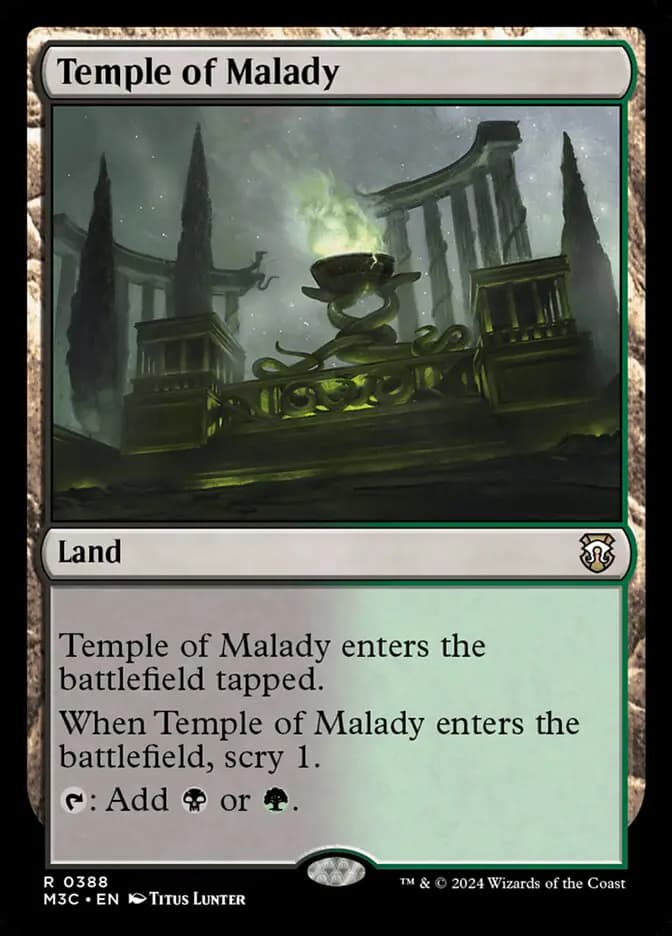 Card image of Temple of Malady