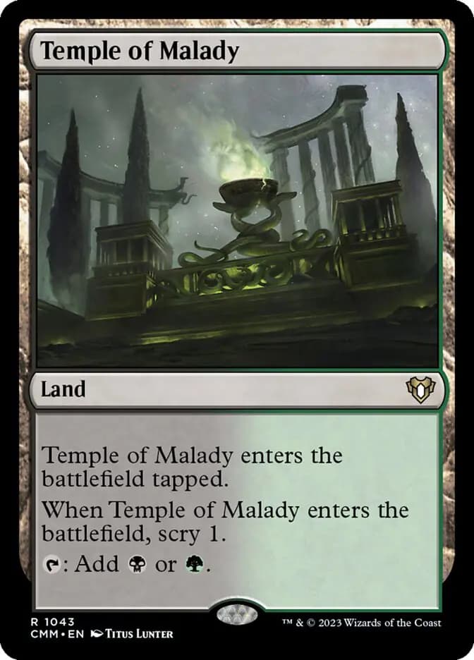 Card image of Temple of Malady