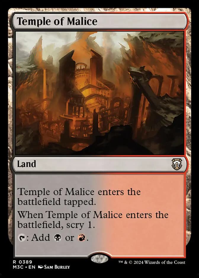 Card image of Temple of Malice
