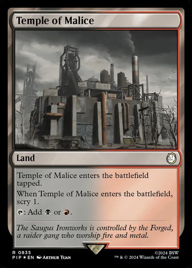 Card image of Temple of Malice
