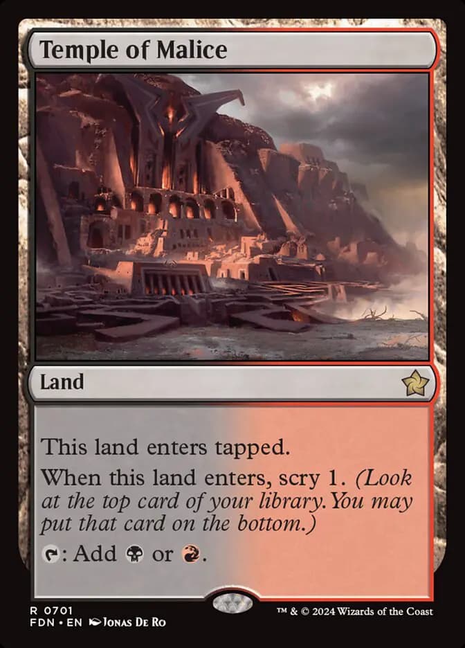 Card image of Temple of Malice
