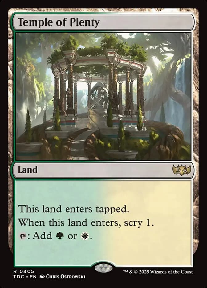 Card image of Temple of Plenty