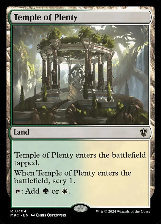 Card image of Temple of Plenty