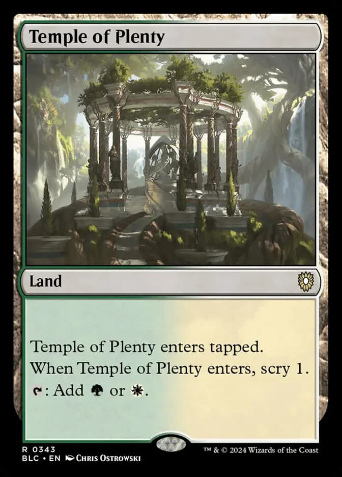 Card image of Temple of Plenty