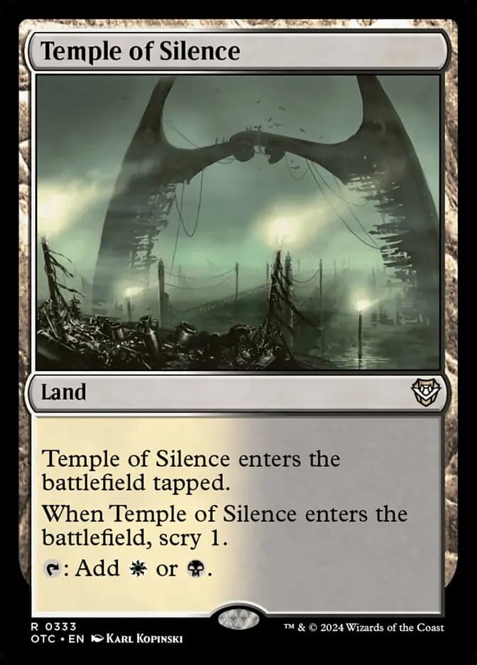 Card image of Temple of Silence