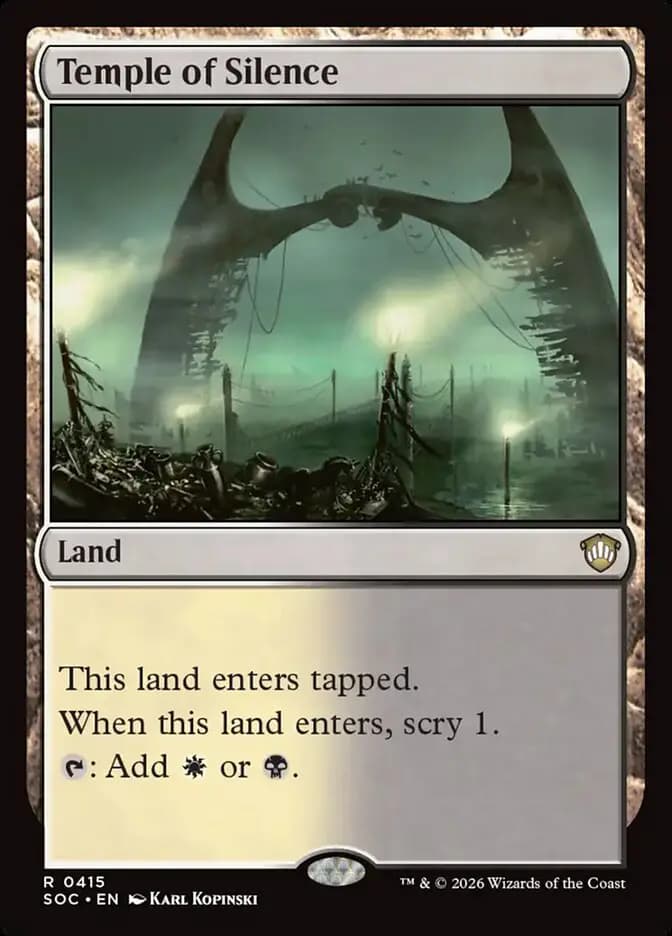 Card image of Temple of Silence