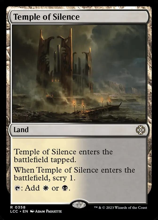 Card image of Temple of Silence