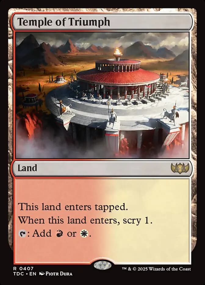 Card image of Temple of Triumph