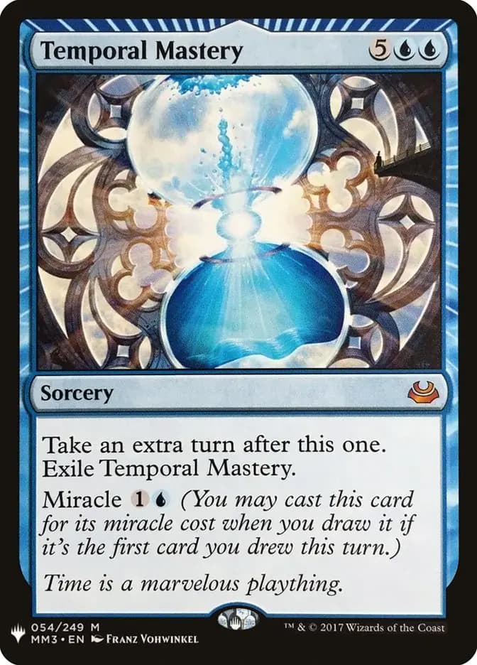 Card image of Temporal Mastery