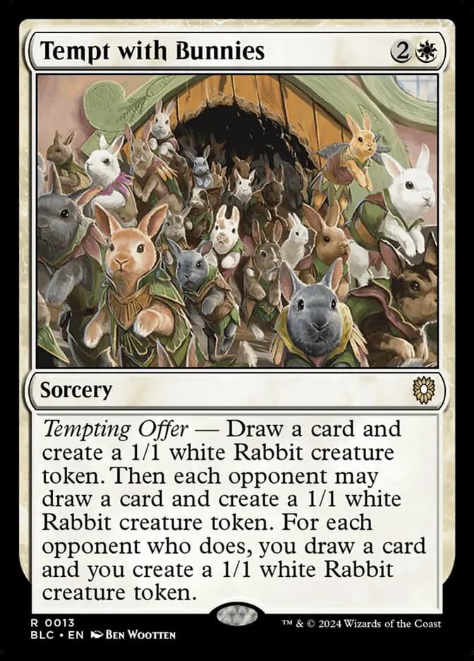 Card image of Tempt with Bunnies