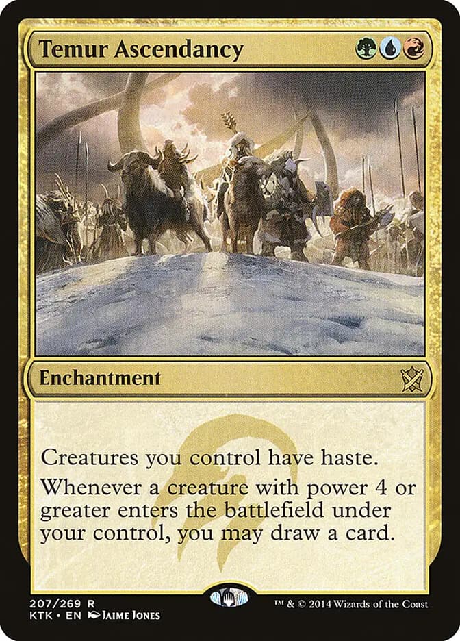 Card image of Temur Ascendancy
