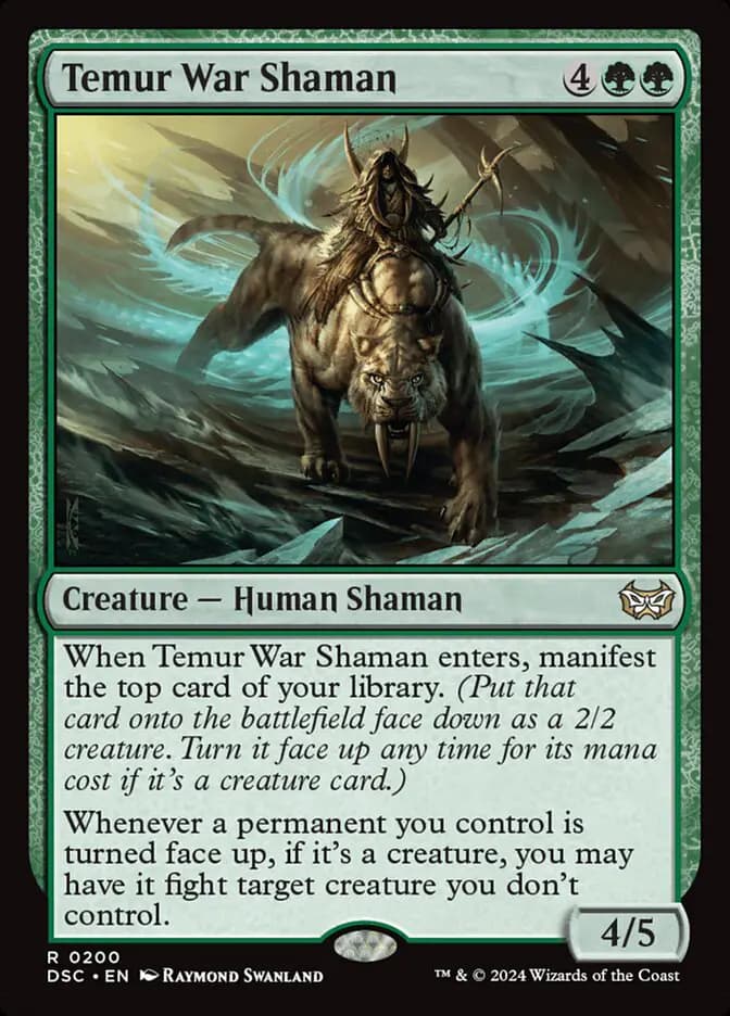 Card image of Temur War Shaman
