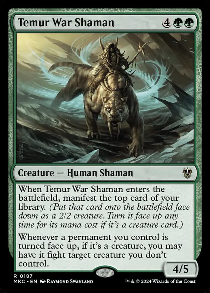 Card image of Temur War Shaman