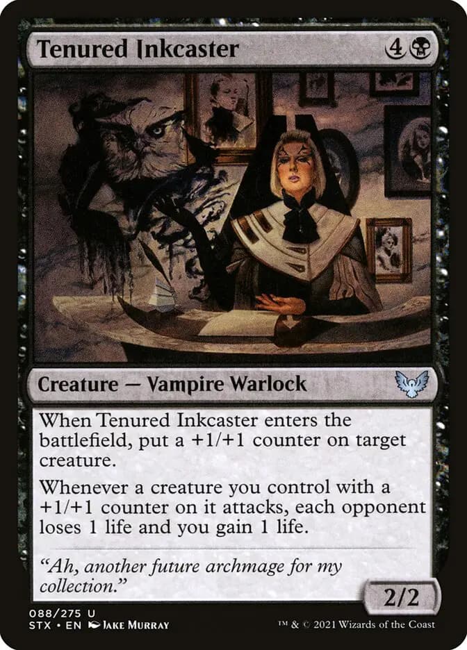 Card image of Tenured Inkcaster