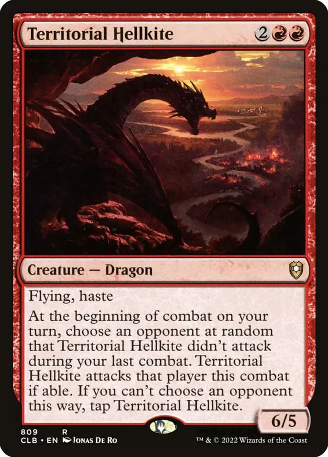 Card image of Territorial Hellkite