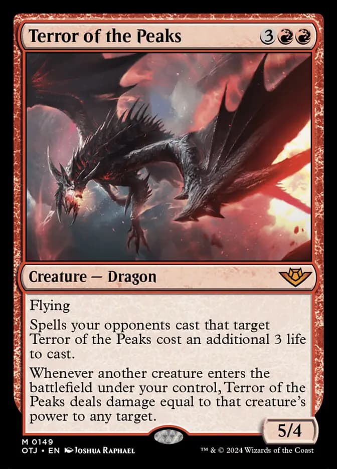 Card image of Terror of the Peaks