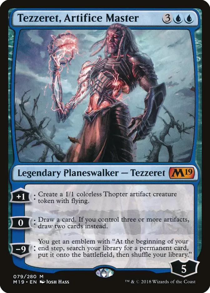 Card image of Tezzeret, Artifice Master