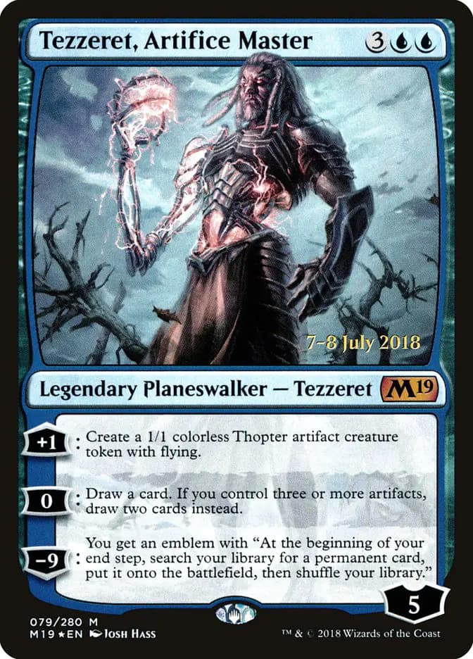 Card image of Tezzeret, Artifice Master