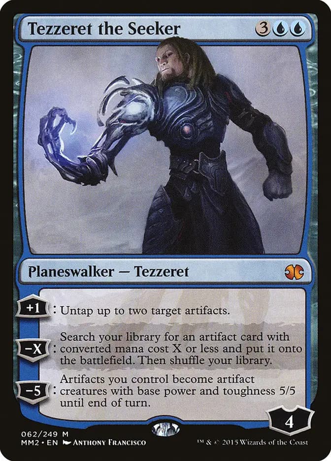 Card image of Tezzeret the Seeker