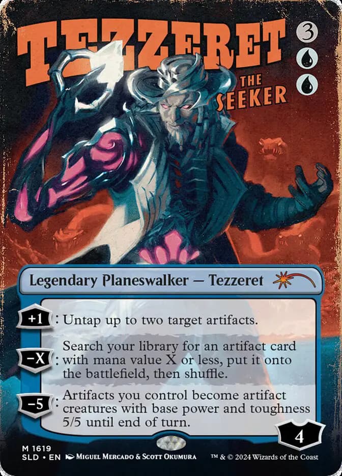 Card image of Tezzeret the Seeker