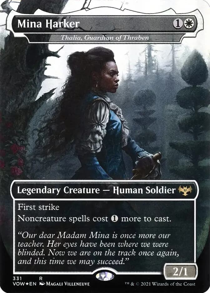 Card image of Thalia, Guardian of Thraben