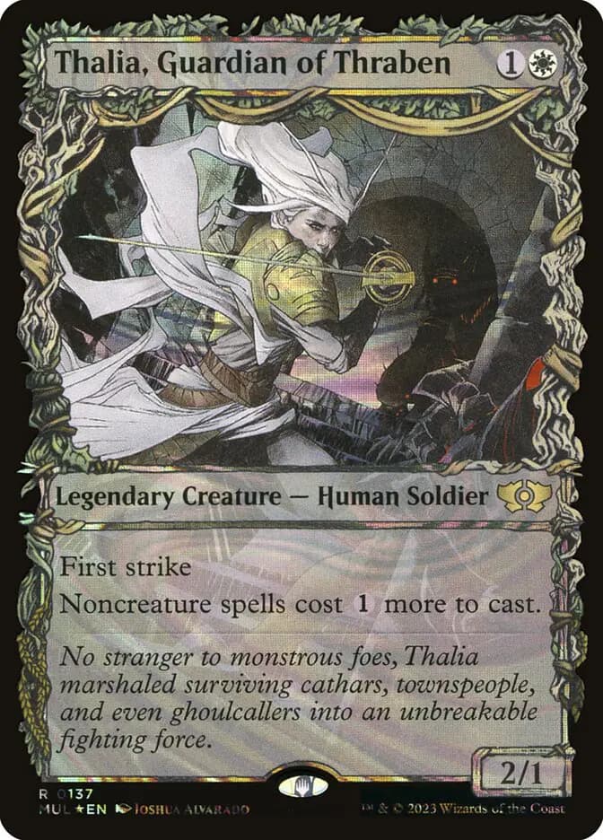 Card image of Thalia, Guardian of Thraben